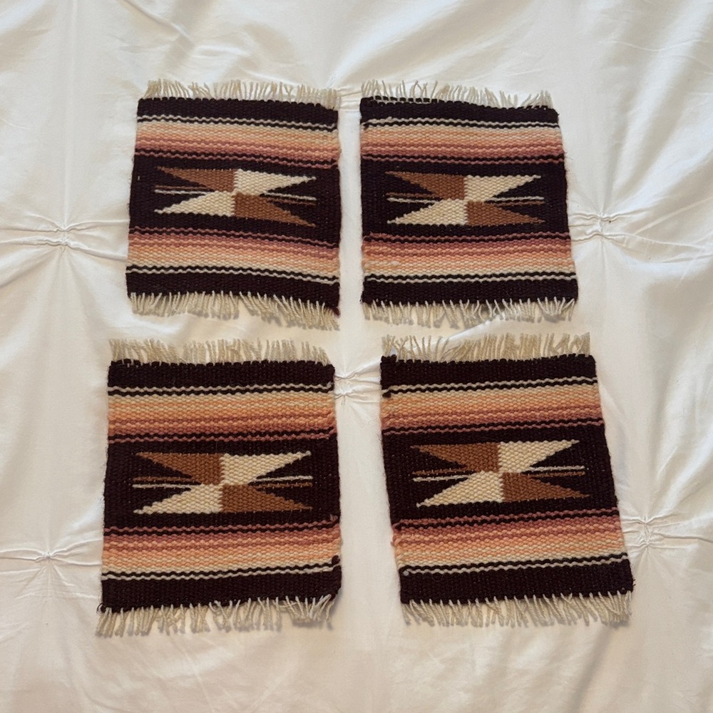 Southwestern Woven Coasters | Set of 4